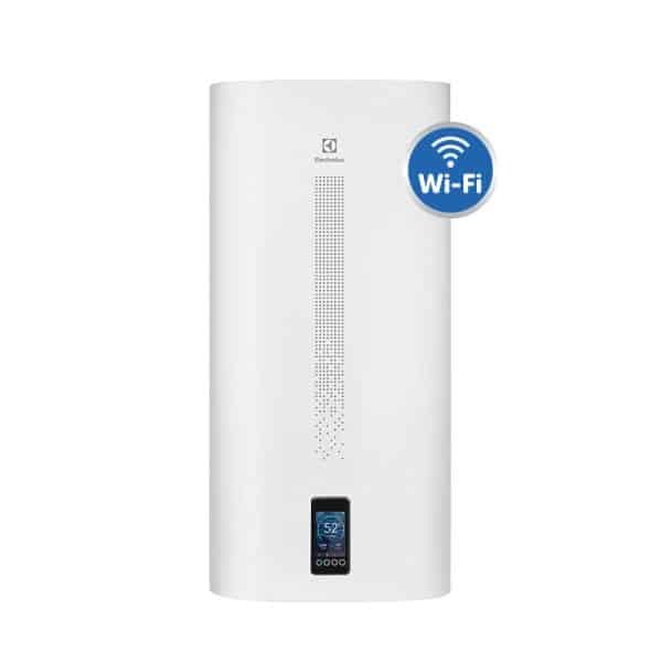 Електрически бойлер Electrolux, EWH 50 SI, 40/65/80 литра, 2000W, Сух нагревател, Wi-Fi, Мултипозиционен, Бял
