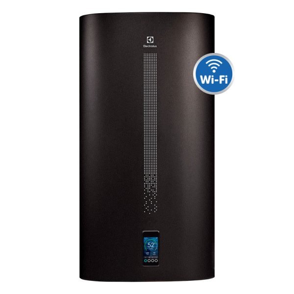 Електрически бойлер Electrolux, EWH 50 SI BE, 40/65/80 литра, 2000W, Сух нагревател, Wi-Fi, Мултипозиционен, Черен